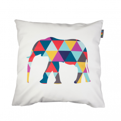 Hudební polštář - Geometric elephant