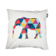 Designový polštář - Geometric Elephant