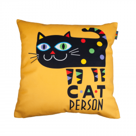 Designový polštář - Cat person
