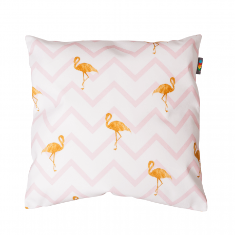 Hudební polštář - Flamingo stripes